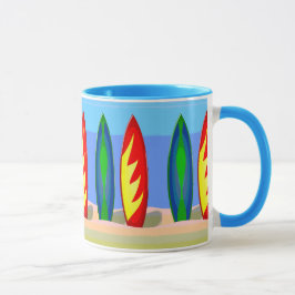 Vintage Surfbretter in der Tasse