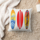 Vintage Surfbretter Kissen (Decke)