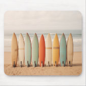 Vintage-Surfbretter Mousepad (Vorne)
