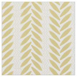 Vintage Surfbretter und Waves Beige Weißes Muster Stoff