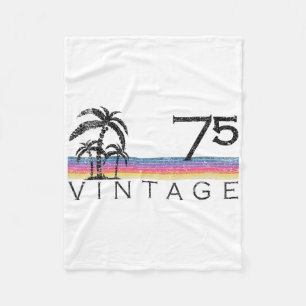 Vintage-Surfen 1975 Pazifik-Sonnenuntergang 50. Ge Fleecedecke