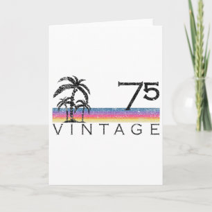 Vintage-Surfen 1975 Pazifik-Sonnenuntergang 50. Ge Karte