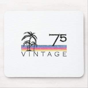 Vintage-Surfen 1975 Pazifischer Ozean Sonnenunterg Mousepad