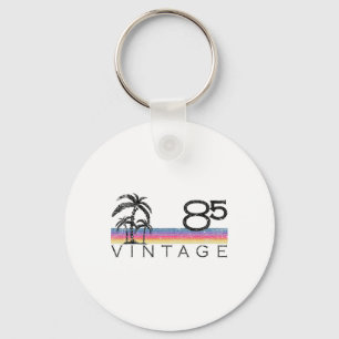 Vintage-Surfen 1985 Pazifik-Sonnenuntergang 40. Ge Schlüsselanhänger