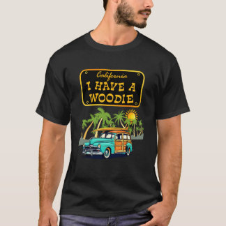 Vintage-Surfen Pazifischer Ozean Surfbrett Station T-Shirt