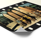 Vintage Surfer Poster (Ecke)