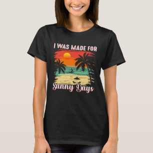 Vintage Surfer Retro Surfen Strand Sommerferien T-Shirt