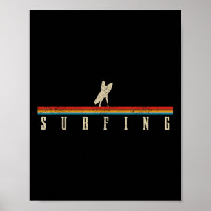 Vintage Surfer Retro Surfen Strand Surfen _1 Poster