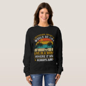 Vintage Surfer Retro Surfing Beach Summer Vacation Sweatshirt (Vorne ganz)