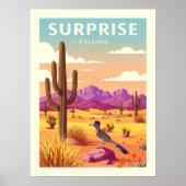 Vintage Surprise Arizona Poster (Vorne)