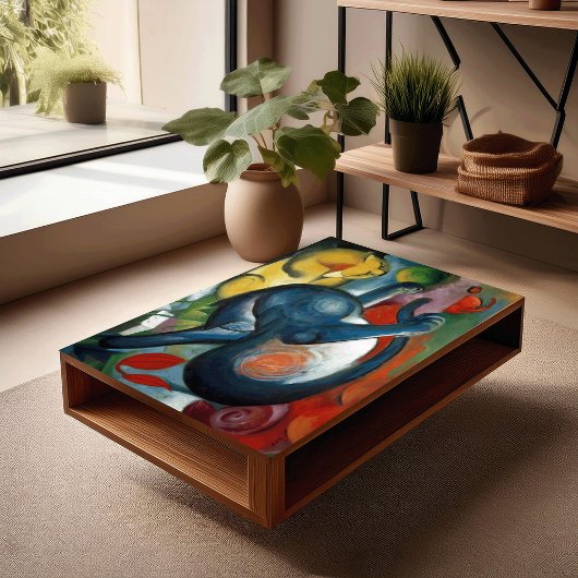 Vintage surrealistische Katzen Seidenpapier