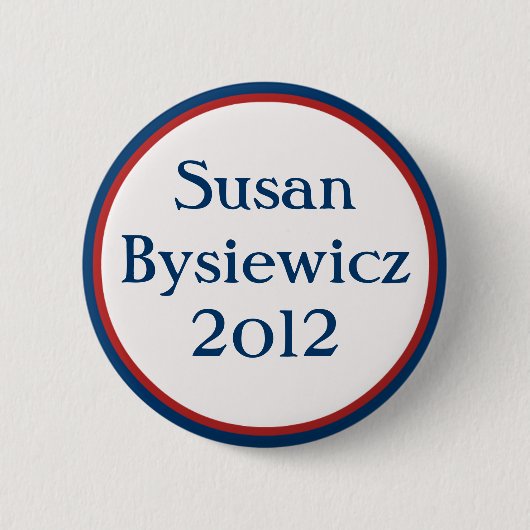 Vintage-Susan-Bysiewicz-Knopf Button (Vorderseite)