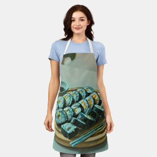 Vintage-Sushi-Kunstwerk Schürze