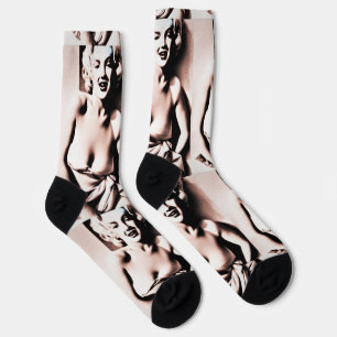 Vintage süße Blondine Thunder_Cove Socken