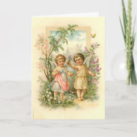 Vintage Süße Engel Weihnachts-Personalisierte Nach