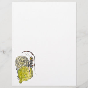 Vintage Süße Fantasy Schmetterlingsfee mit Flügeln Flyer