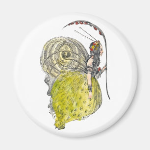 Vintage Süße Fantasy Schmetterlingsfee mit Flügeln Magnet