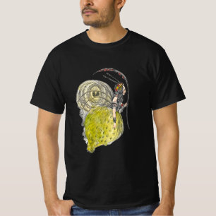 Vintage Süße Fantasy Schmetterlingsfee mit Flügeln T-Shirt