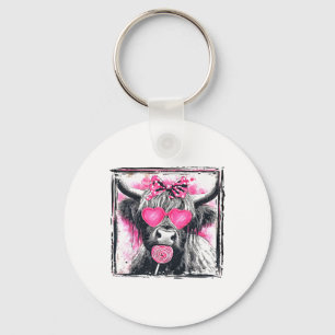 Vintage Süße Lollipop Kuh Schleife Valentinstag Ro Schlüsselanhänger