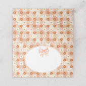 Vintage Süsse Platzkarte (Außenseite Aufgefaltet)