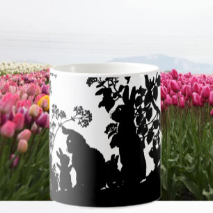 Vintage Süße Tier Ostern Kaffeetasse