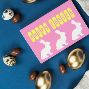 Vintage Süße Tier-Ostern Karte