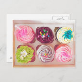 Vintage süße Zeltkuchen Postkarte (Vorne/Hinten)