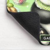 Vintage süßer Baby-Panda Mousepad (Ecke)