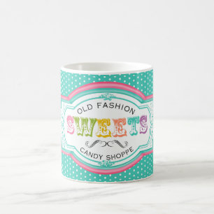 Vintage-Süßigkeiten-Lounge-Tasse Kaffeetasse