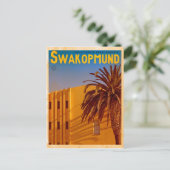 Vintage Swakopmund-Reise-Postkarte Postkarte (Stehend Vorderseite)