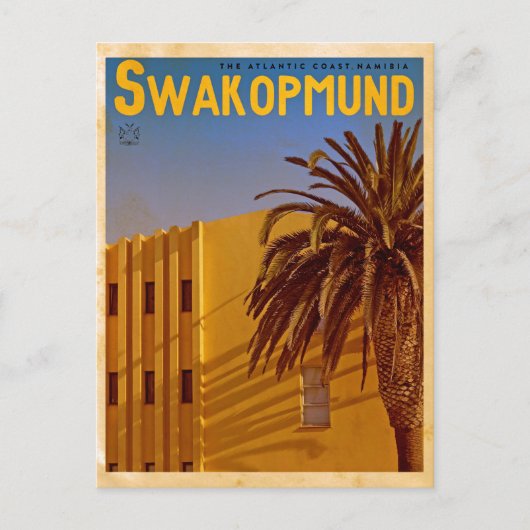 Vintage Swakopmund-Reise-Postkarte Postkarte (Vorderseite)