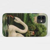 Vintage Swan im Lake Case-Mate iPhone Hülle (Rückseite (Horizontal))