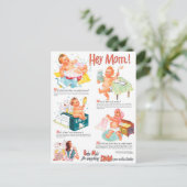 Vintage Swan-Seifenwerbung der 40er Jahre Postkarte (Stehend Vorderseite)