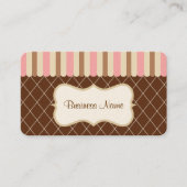 Vintage Sweet Business Card Visitenkarte (Vorderseite)