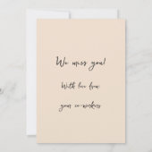 Vintage Sweetpea-Blume werden gut Karte (Rückseite)