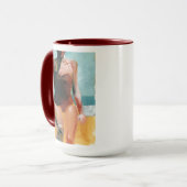 Vintage Swim - Rotes Badeanzug Tasse (Vorderseite Links)