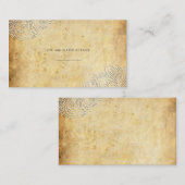 Vintage Swirl-Hochzeitsplätze Platzkarte (Vorne/Hinten)