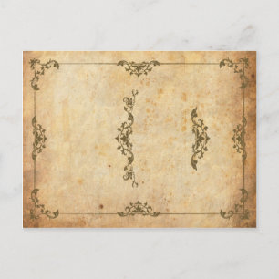 Vintage Swirl Wedding Reception Tischnummer