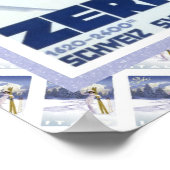 Vintage Swiss Poster Zermatt (Ecke)