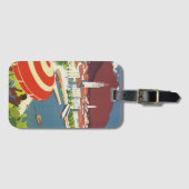 Vintage Switzerland Travel Advert Art Gepäckanhänger (Vorderseite (Horizontal))