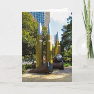 Vintage Sydney Hyde Park Denkmal Karte
