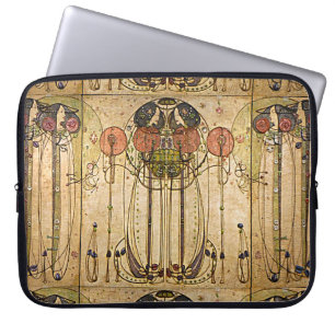 Vintage symbolische Kunst Laptopschutzhülle