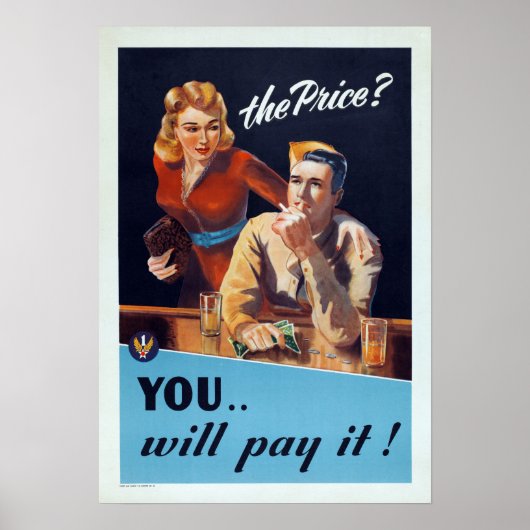 Vintage Syphilis Poster (Vorne)