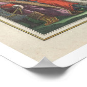 Vintage Systemkarte Poster (Ecke)