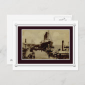 Vintage Szene in Liverpool Postkarte (Vorne/Hinten)