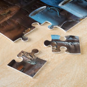 Vintage Szene Puzzle (Seite)