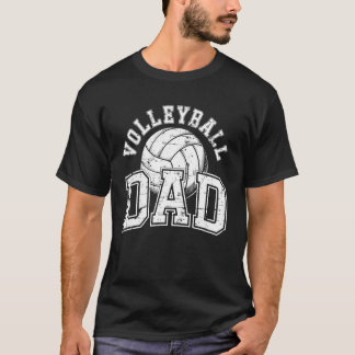Vintage-T-Shirt Baseball Volleyball Vater Sport Fa T-Shirt