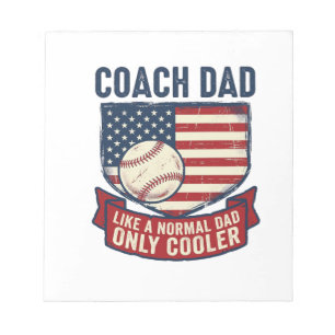 Vintage-T-Shirt-Design mit patriotischem Baseball- Notizblock