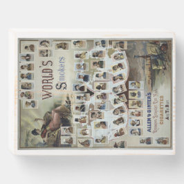 Vintage Tabakwerbung Holzzeichen Holzkisten Schild