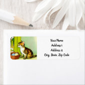 Vintage Tabby Cat Illustration (Insitu)